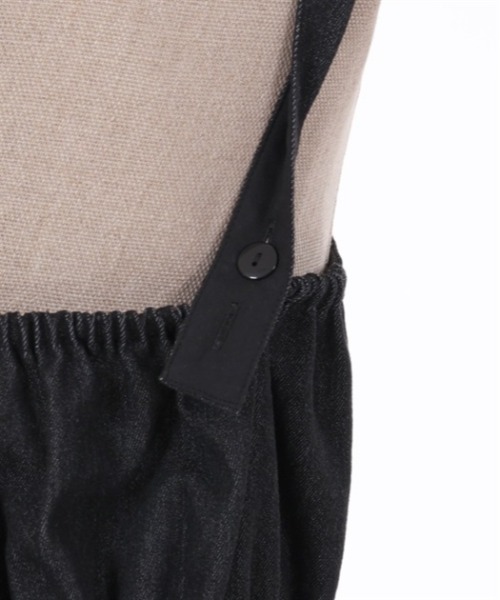 axes femme POETIQUE（アクシーズファムポエティック）の「レースアップティアードワンピース（ワンピース・レディース・ブラック/キナリ/インディゴブルー・MEDIUM）」の5枚目の写真