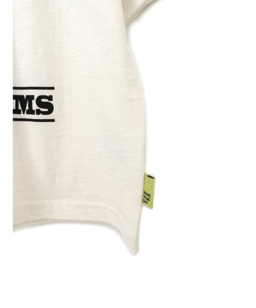 MAKE YOUR DAY（メイクユアデイ）の「I LOVE FILMS半袖リンガーTシャツ■150.160cm（Tシャツ/カットソー・キッズ・グレー/オフホワイト・150/160）」の13枚目の写真