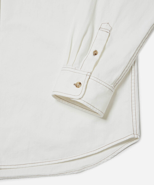 Saturdays NYC(サタデーズ ニューヨークシティ )の「Kenmare Chambray Ls Shirt(シャツ/ブラウス・メンズ・オフホワイト・L/M/S)」の7枚目の写真