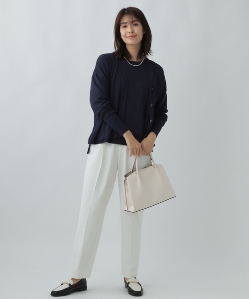 Elura(エルーラ)の「通勤ハイゲージカーディガン/991780(カーディガン/ボレロ・レディース・ライトブルー/ライトイエロー/ネイビー・FREE)」の13枚目の写真