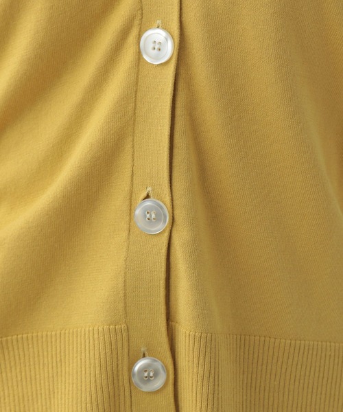 Elura(エルーラ)の「通勤ハイゲージカーディガン/991780(カーディガン/ボレロ・レディース・ライトブルー/ライトイエロー/ネイビー・FREE)」の7枚目の写真