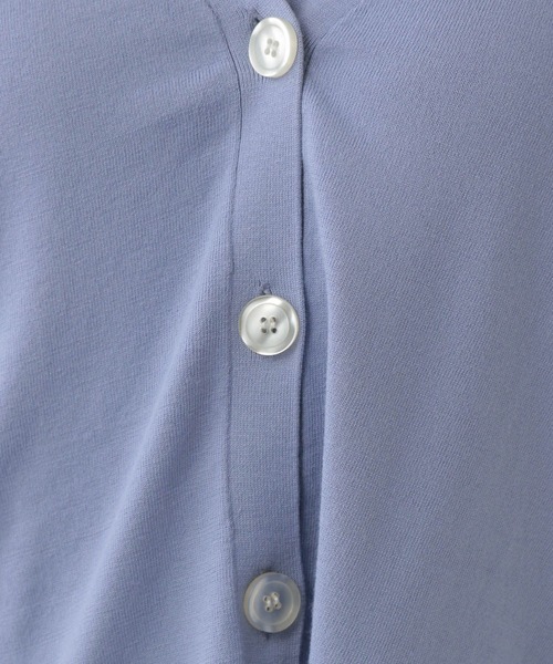 Elura(エルーラ)の「通勤ハイゲージカーディガン/991780(カーディガン/ボレロ・レディース・ライトブルー/ライトイエロー/ネイビー・FREE)」の8枚目の写真