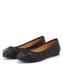 Lace Ladies | ラウンドトゥ クッション ソール リボン フラット バレエパンプス(バレエシューズ)