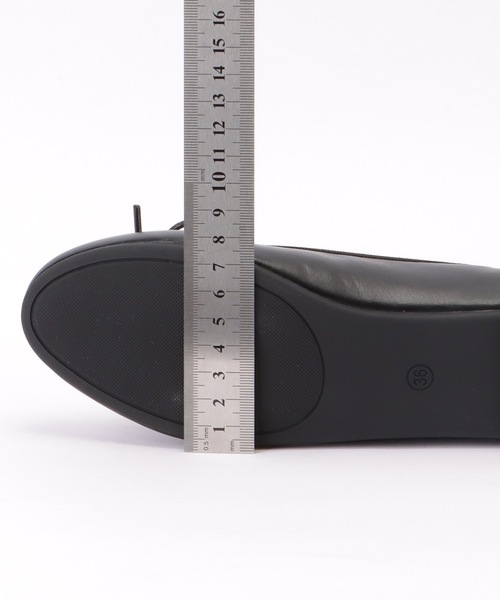 Lace Ladies（レースレディース）の「ラウンドトゥ クッション ソール リボン フラット バレエパンプス（バレエシューズ・レディース・ブラック系1/シルバー/ブラック系2・22.5/23/23.5/24/24.5/ 25）」の15枚目の写真