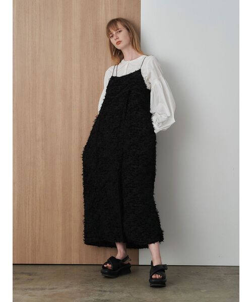 ELENDEEK（エレンディーク）の「ノーカラーフレアブラウス（シャツ/ブラウス・レディース・オフホワイト/ブラック/イエロー・FREE）」の20枚目の写真