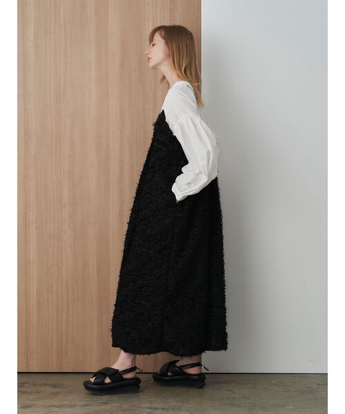 ELENDEEK（エレンディーク）の「ノーカラーフレアブラウス（シャツ/ブラウス・レディース・オフホワイト/ブラック/イエロー・FREE）」の21枚目の写真