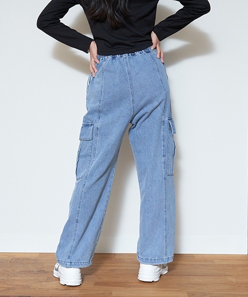 LOVETOXIC(ラブトキシック)の「【LTXC】ドローコードデニムカーゴパンツ(その他パンツ・キッズ・ライトブルー/グレー・L/M/S)」の17枚目の写真
