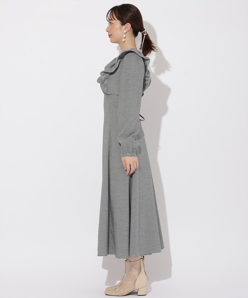 WILLSELECTION（ウィルセレクション）の「バックスピンドルワンピース（ワンピース・レディース・ブラック系その他5/グリーン/ベージュ・FREE）」の9枚目の写真