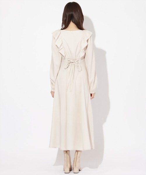 WILLSELECTION（ウィルセレクション）の「バックスピンドルワンピース（ワンピース・レディース・ブラック系その他5/グリーン/ベージュ・FREE）」の16枚目の写真