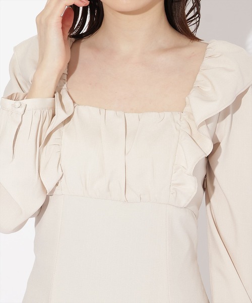 WILLSELECTION（ウィルセレクション）の「バックスピンドルワンピース（ワンピース・レディース・ブラック系その他5/グリーン/ベージュ・FREE）」の17枚目の写真