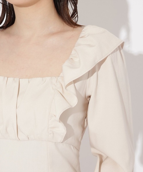 WILLSELECTION（ウィルセレクション）の「バックスピンドルワンピース（ワンピース・レディース・ブラック系その他5/グリーン/ベージュ・FREE）」の18枚目の写真