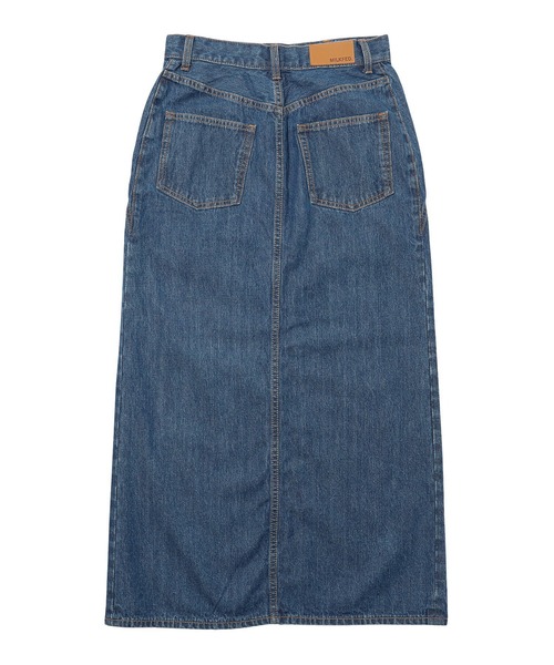 MILKFED.（ミルクフェド）の「DENIM LONG SKIRT（デニムスカート・レディース・ライトブルー/ライトインディゴブルー・M/S）」の10枚目の写真