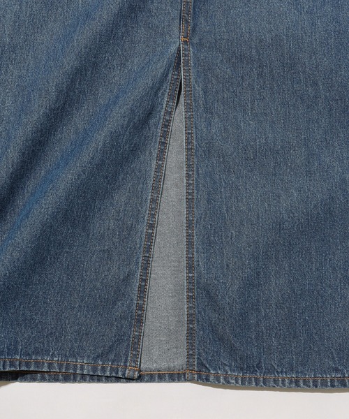 MILKFED.（ミルクフェド）の「DENIM LONG SKIRT（デニムスカート・レディース・ライトブルー/ライトインディゴブルー・M/S）」の5枚目の写真