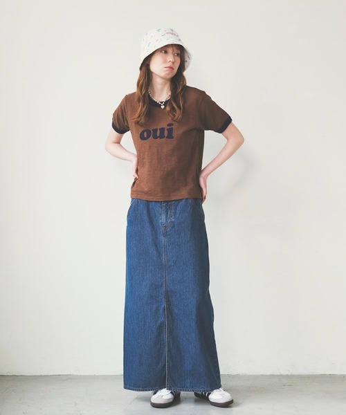 MILKFED.（ミルクフェド）の「DENIM LONG SKIRT（デニムスカート・レディース・ライトブルー/ライトインディゴブルー・M/S）」の13枚目の写真