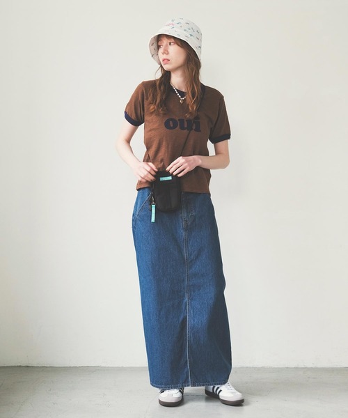 MILKFED.（ミルクフェド）の「DENIM LONG SKIRT（デニムスカート・レディース・ライトブルー/ライトインディゴブルー・M/S）」の16枚目の写真