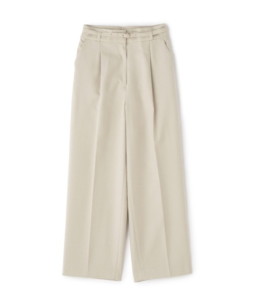 N.（N. Natural Beauty Basic）（エヌエヌナチュラルビューティーベーシック）の「◆【S Size Line】ベルト付きワイドパンツ（スラックス・レディース・グレー/ライトグレー/ベージュ・SMALL/MEDIUM）」の9枚目の写真