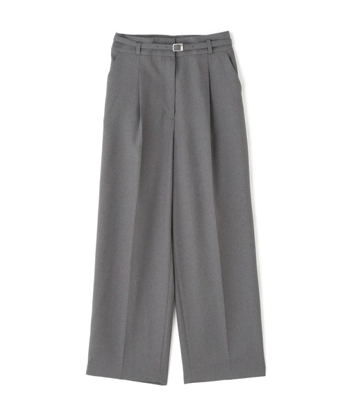 N.（N. Natural Beauty Basic）（エヌエヌナチュラルビューティーベーシック）の「◆【S Size Line】ベルト付きワイドパンツ（スラックス・レディース・グレー/ライトグレー/ベージュ・SMALL/MEDIUM）」の7枚目の写真