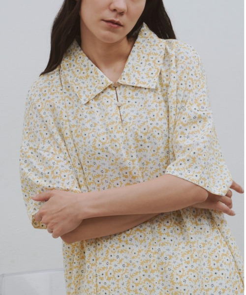 ♥くみかえる【LANVIN スポーツ】 フラワープリント ワンピース 38 楽天市場】CLEARANCE-SALE ワンピース 花柄 大柄 フラワー 春夏