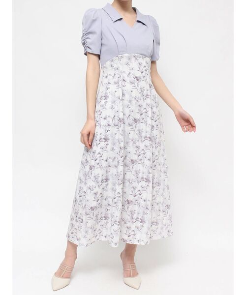 RESEXXY ワンピース カシュクールハイウエストフレアワンピース レディース セール】カシュクールハイウエストフレアワンピース（ワンピース