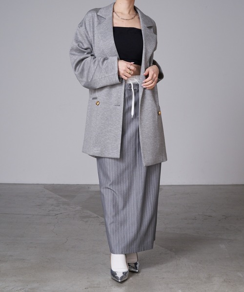 RAY CASSIN(レイカズン)の「袖開きテーラードジャケット(テーラードジャケット・レディース・アイボリー/ブラック/グレー・FREE)」の20枚目の写真