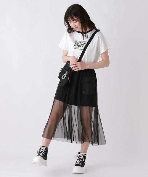 repipi armario（レピピ アルマリオ）の「【接触冷感】COOLリンガーＴ（Tシャツ/カットソー・キッズ・ライトブルー/ブラック/ホワイト×ピンク/ホワイト×グリーン/ホワイト×ブラック・SMALL/MEDIUM/LARGE）」の19枚目の写真