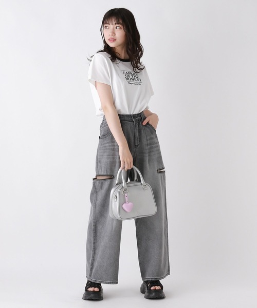 repipi armario（レピピ アルマリオ）の「【接触冷感】COOLリンガーＴ（Tシャツ/カットソー・キッズ・ライトブルー/ブラック/ホワイト×ピンク/ホワイト×グリーン/ホワイト×ブラック・SMALL/MEDIUM/LARGE）」の20枚目の写真