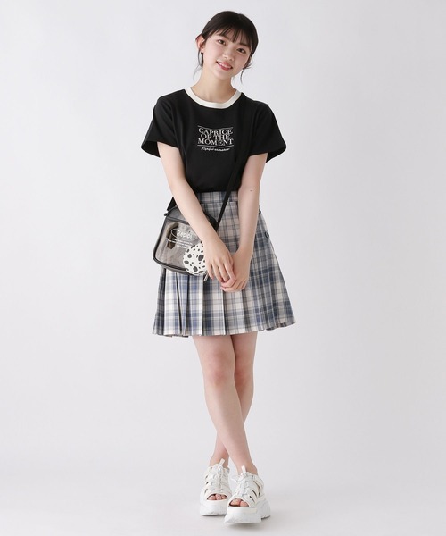 repipi armario（レピピ アルマリオ）の「【接触冷感】COOLリンガーＴ（Tシャツ/カットソー・キッズ・ライトブルー/ブラック/ホワイト×ピンク/ホワイト×グリーン/ホワイト×ブラック・SMALL/MEDIUM/LARGE）」の21枚目の写真