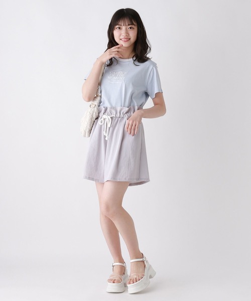 repipi armario（レピピ アルマリオ）の「【接触冷感】COOLリンガーＴ（Tシャツ/カットソー・キッズ・ライトブルー/ブラック/ホワイト×ピンク/ホワイト×グリーン/ホワイト×ブラック・SMALL/MEDIUM/LARGE）」の6枚目の写真