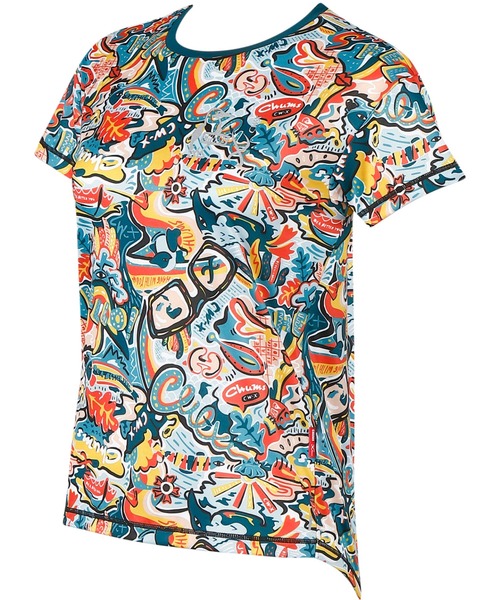 CW-X(シーダブリューエックス)の「「CHUMS (チャムス)コラボ」 薄軽ランニングシャツ(Tシャツ/カットソー・レディース・ブラック/ターコイズブルー/ブラック系その他/ブルー・M/L/LL)」の8枚目の写真