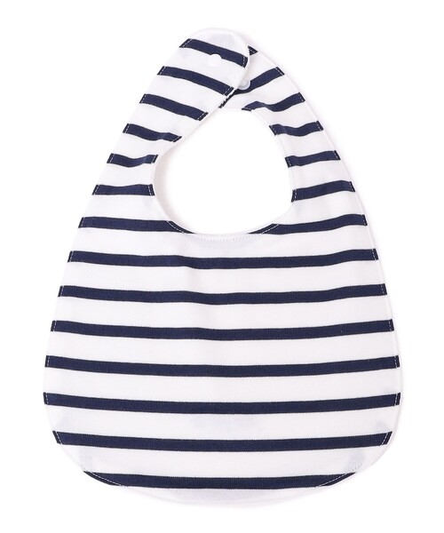 SHIPS（シップス）の「SHIPS KIDS:オーガニック コットン ボーダー スタイ（スタイ/よだれかけ・キッズ・ブルー/ピンク・ONE SIZE）」の2枚目の写真