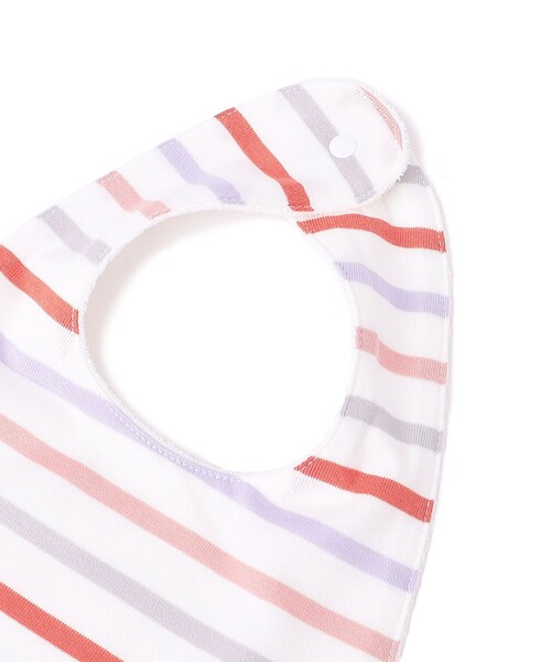 SHIPS（シップス）の「SHIPS KIDS:オーガニック コットン ボーダー スタイ（スタイ/よだれかけ・キッズ・ブルー/ピンク・ONE SIZE）」の4枚目の写真