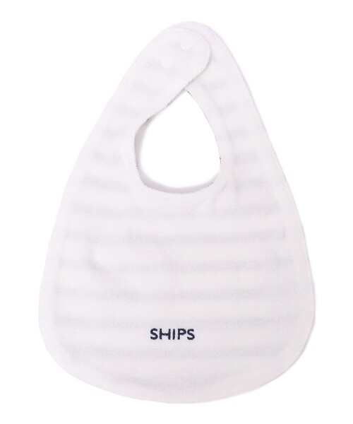 SHIPS（シップス）の「SHIPS KIDS:オーガニック コットン ボーダー スタイ（スタイ/よだれかけ・キッズ・ブルー/ピンク・ONE SIZE）」の8枚目の写真