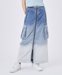 NERGY | 【Water proof】撥水 デニムカーゴスカート(デニムスカート)