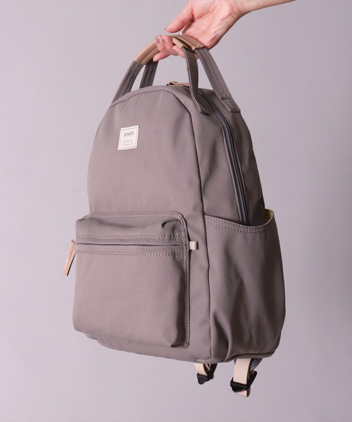 anello(アネロ)の「(LF)【anello】8ポケット ハンドル付き デイパック(バックパック/リュック・レディース・ブラック/グレー/ベージュ/ブルーグレー・ONE SIZE)」の11枚目の写真