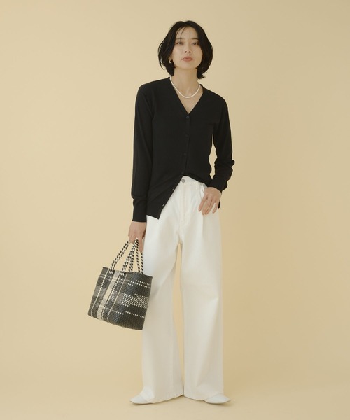 BARNYARDSTORM（バンヤードストーム）の「BARNYARDSTORM / MEXICOメルカドバッグ（トートバッグ・レディース・ホワイト/ドット/チェック/ブラック・FREE）」の19枚目の写真