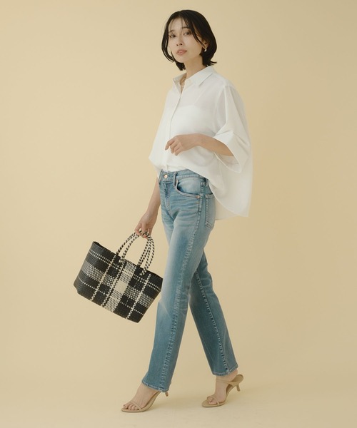 BARNYARDSTORM（バンヤードストーム）の「BARNYARDSTORM / MEXICOメルカドバッグ（トートバッグ・レディース・ホワイト/ドット/チェック/ブラック・FREE）」の20枚目の写真