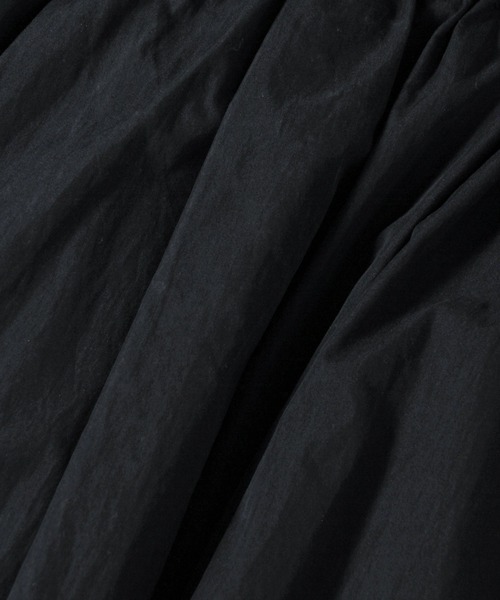 Crisp(クリスプ)の「タックギャザーフレアスカート(スカート・レディース・ブラック/イエロー・FREE)」の21枚目の写真