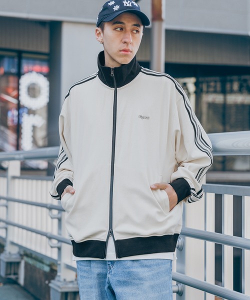 neonsign トラックジャケット セール】【SIGNAL SPORTS】ライントラックジャケット（ブルゾン