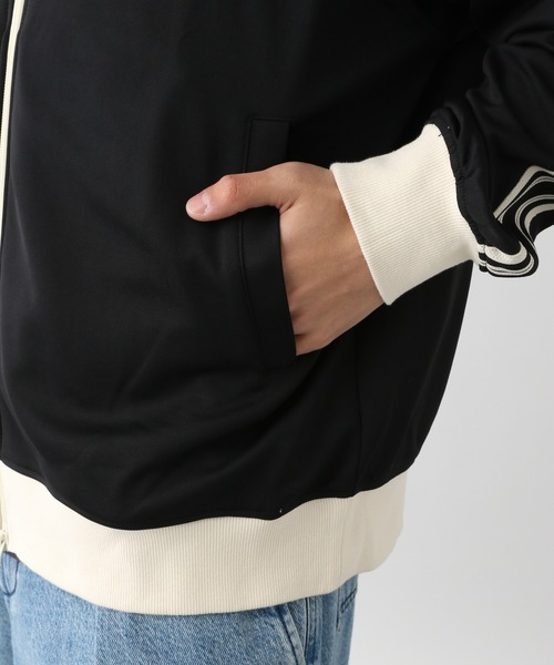 SIGNAL SPORTS（シグナルスポーツ）の「【SIGNAL SPORTS】ライントラックジャケット（ブルゾン・メンズ・ブラック/オフホワイト・SMALL/MEDIUM/LARGE）」の20枚目の写真