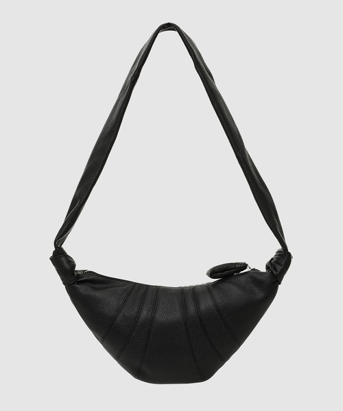 LEMAIRE（ルメール）の「SMALL CROISSANT BAG（ショルダーバッグ・レディース・グリーン/ホワイト/ブラウン/ブラウン系その他/ブラック/イエロー・OS）」の7枚目の写真