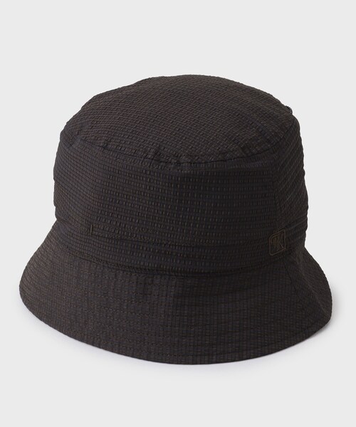 TAKEO KIKUCHI（タケオキクチ）の「◆【抗菌防臭】DotAir ライトウェイトバケットハット（ハット・メンズ・ブラック/ダークブラウン・00）」の2枚目の写真