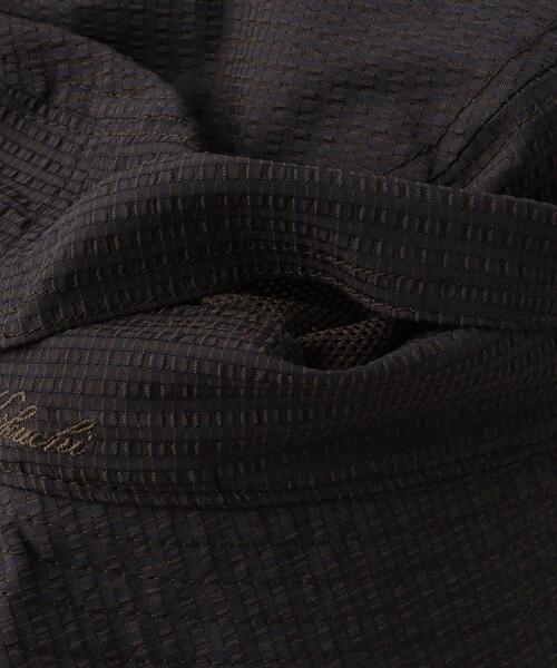 TAKEO KIKUCHI（タケオキクチ）の「◆【抗菌防臭】DotAir ライトウェイトバケットハット（ハット・メンズ・ブラック/ダークブラウン・00）」の7枚目の写真