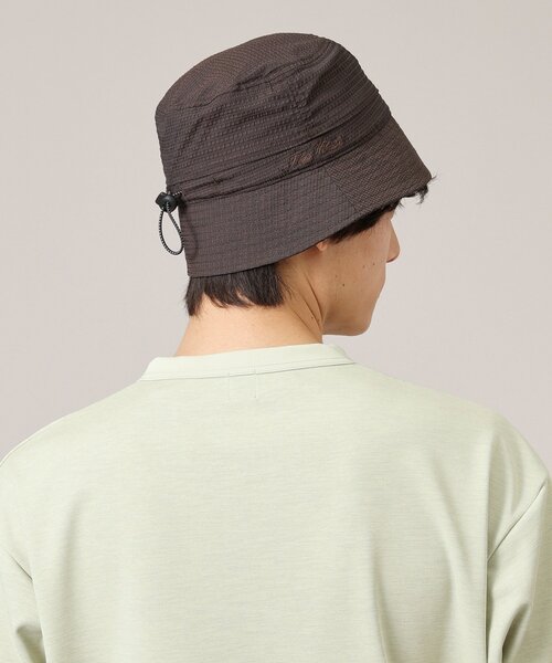 TAKEO KIKUCHI（タケオキクチ）の「◆【抗菌防臭】DotAir ライトウェイトバケットハット（ハット・メンズ・ブラック/ダークブラウン・00）」の14枚目の写真