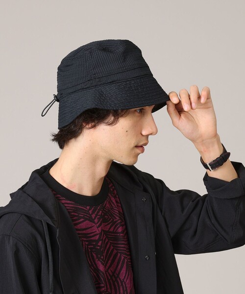 TAKEO KIKUCHI（タケオキクチ）の「◆【抗菌防臭】DotAir ライトウェイトバケットハット（ハット・メンズ・ブラック/ダークブラウン・00）」の20枚目の写真