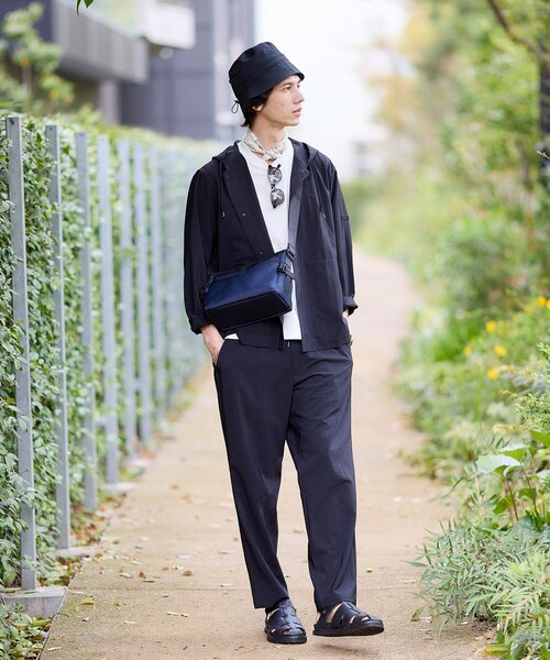 TAKEO KIKUCHI（タケオキクチ）の「◆【抗菌防臭】DotAir ライトウェイトバケットハット（ハット・メンズ・ブラック/ダークブラウン・00）」の21枚目の写真