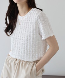 BLUEEAST | ポコポコジャカードTシャツ(Tシャツ/カットソー)