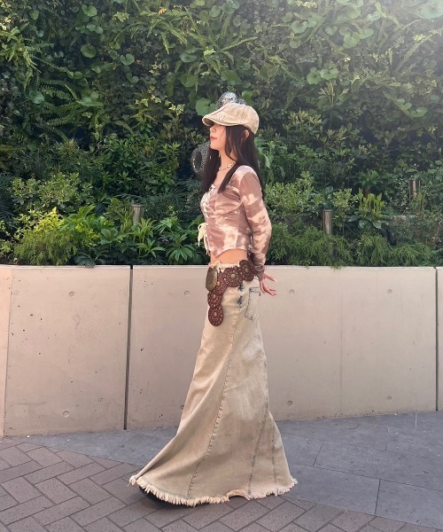 XU（エックスユー）の「denim hunting cap（ハンチング/ベレー帽・メンズ・ベージュ/ブラウン/カーキ/チャコール・ONE SIZE）」の11枚目の写真