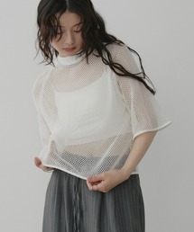 2WAYメッシュクロップドトップス