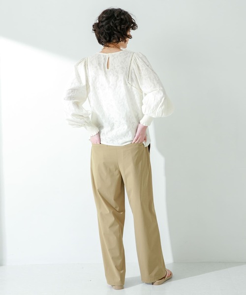 URBAN RESEARCH Sonny Label(アーバンリサーチサニーレーベル)の「ボタニカルコットンジャガードブラウス(シャツ/ブラウス・レディース・ミント/ブルー/オフホワイト・FREE)」の18枚目の写真