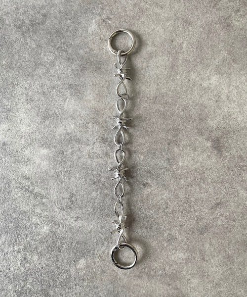 HeM(ヘム)の「ARTIFICIAL SWEETENER メタルキーチェーン/キーホルダー(キーケース/キーアクセサリー・メンズ・シルバー系1・FREE)」の1枚目の写真